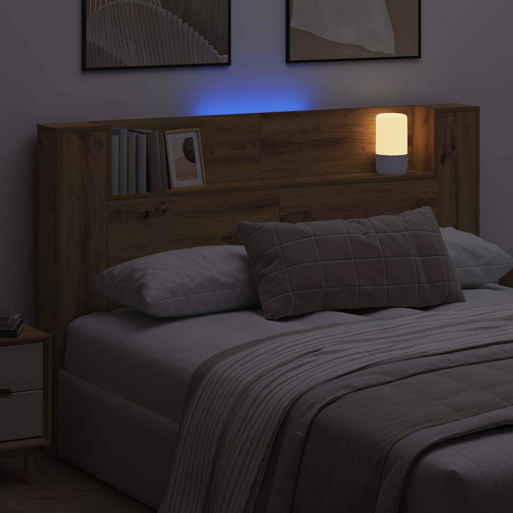Headboard Artisan Oak 160 x 17 x 104.5 cm Engineered Wood