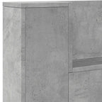 Headboard Concrete Grey 160 x 16.5 x 103.5 cm Engineered Wood