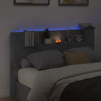 Headboard Concrete Grey 160 x 16.5 x 103.5 cm Engineered Wood