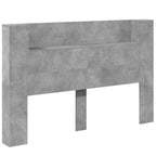 Headboard Concrete Grey 160 x 16.5 x 103.5 cm Engineered Wood