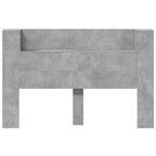 Headboard Concrete Grey 160 x 16.5 x 103.5 cm Engineered Wood