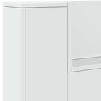 Headboard White 160 x 16.5 x 103.5 cm Engineered Wood