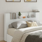 Headboard White 160 x 16.5 x 103.5 cm Engineered Wood