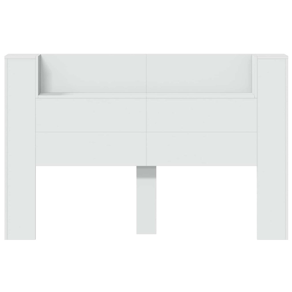 Headboard White 160 x 16.5 x 103.5 cm Engineered Wood