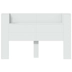 Headboard White 160 x 16.5 x 103.5 cm Engineered Wood