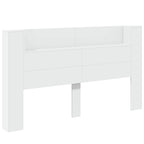 Headboard White 180 x 16.5 x 103.5 cm Engineered Wood