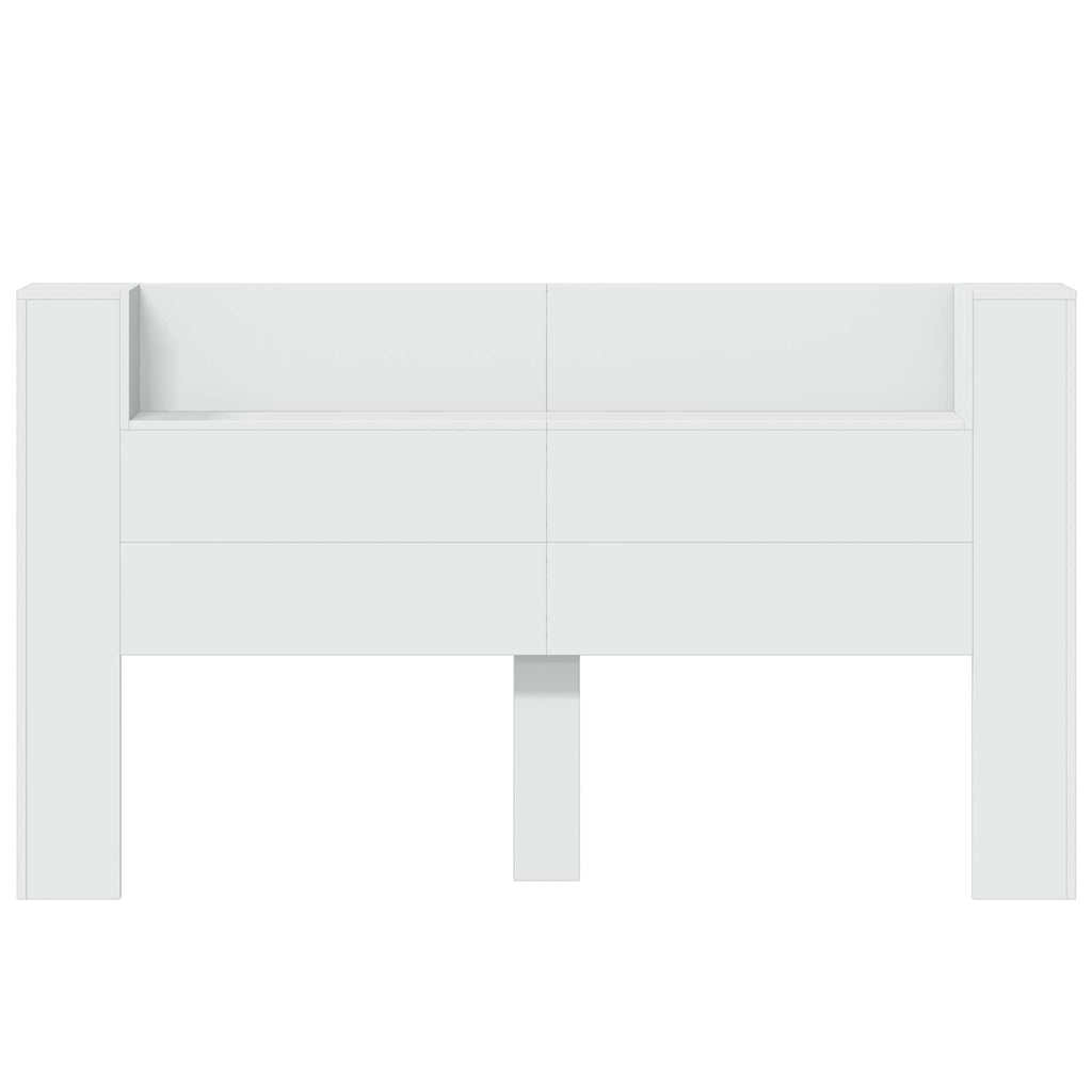 Headboard White 180 x 16.5 x 103.5 cm Engineered Wood