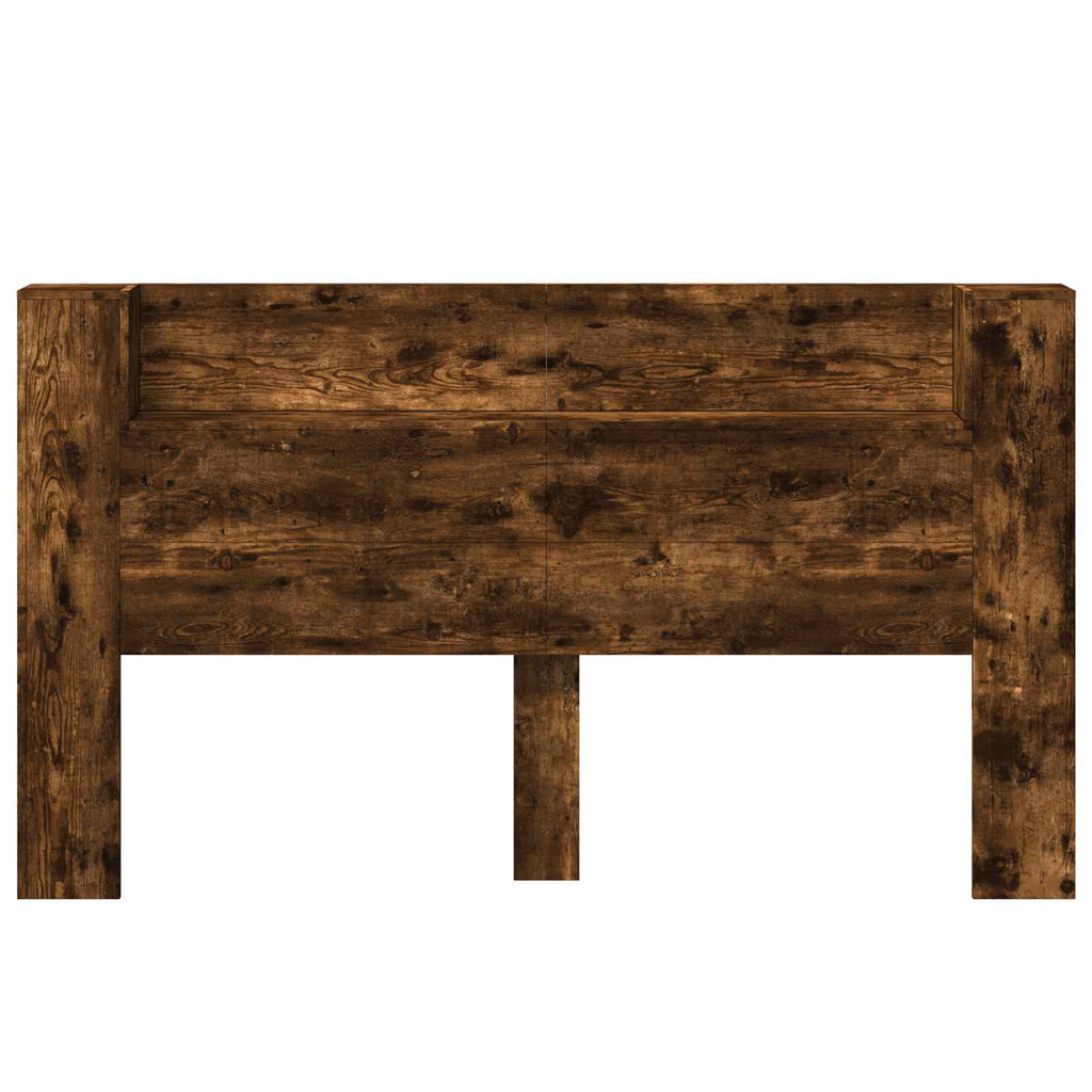 Headboard Smoked Oak 180 x 16.5 x 103.5 cm Engineered Wood