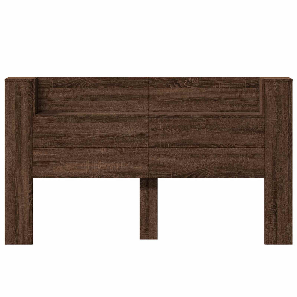 Headboard Brown Oak 180 x 16.5 x 103.5 cm Engineered Wood