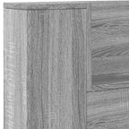 Headboard Grey Sonoma 180 x 16.5 x 103.5 cm Engineered Wood