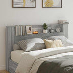 Headboard Grey Sonoma 180 x 16.5 x 103.5 cm Engineered Wood