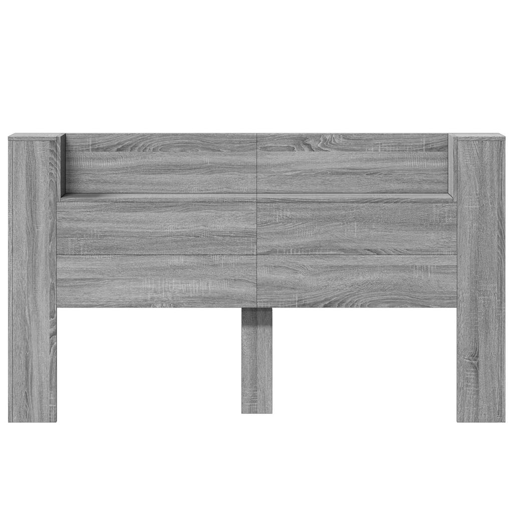 Headboard Grey Sonoma 180 x 16.5 x 103.5 cm Engineered Wood