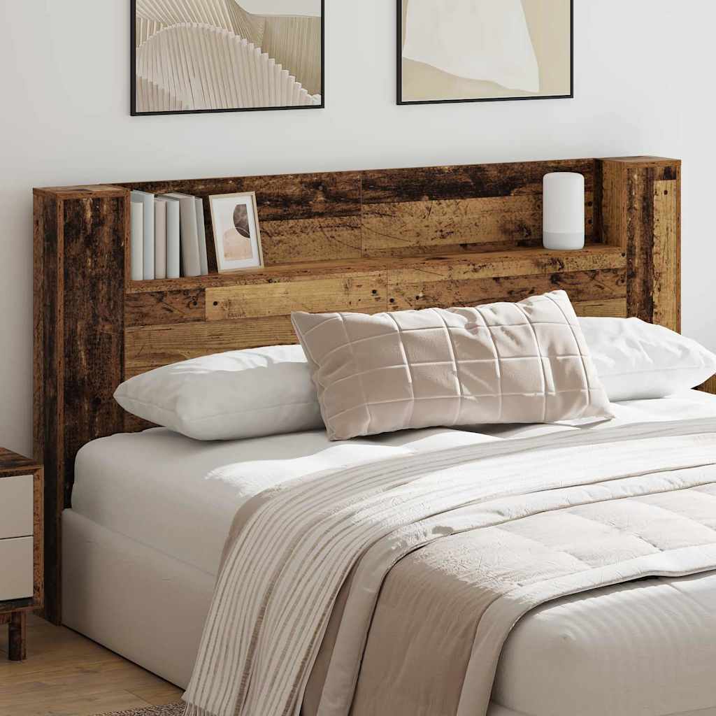 Headboard Old Wood 180 x 17 x 104.5 cm Engineered Wood
