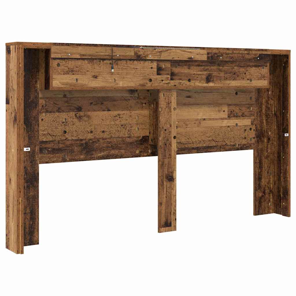 Headboard Old Wood 180 x 17 x 104.5 cm Engineered Wood