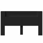 Headboard Black 180 x 16.5 x 103.5 cm Engineered Wood