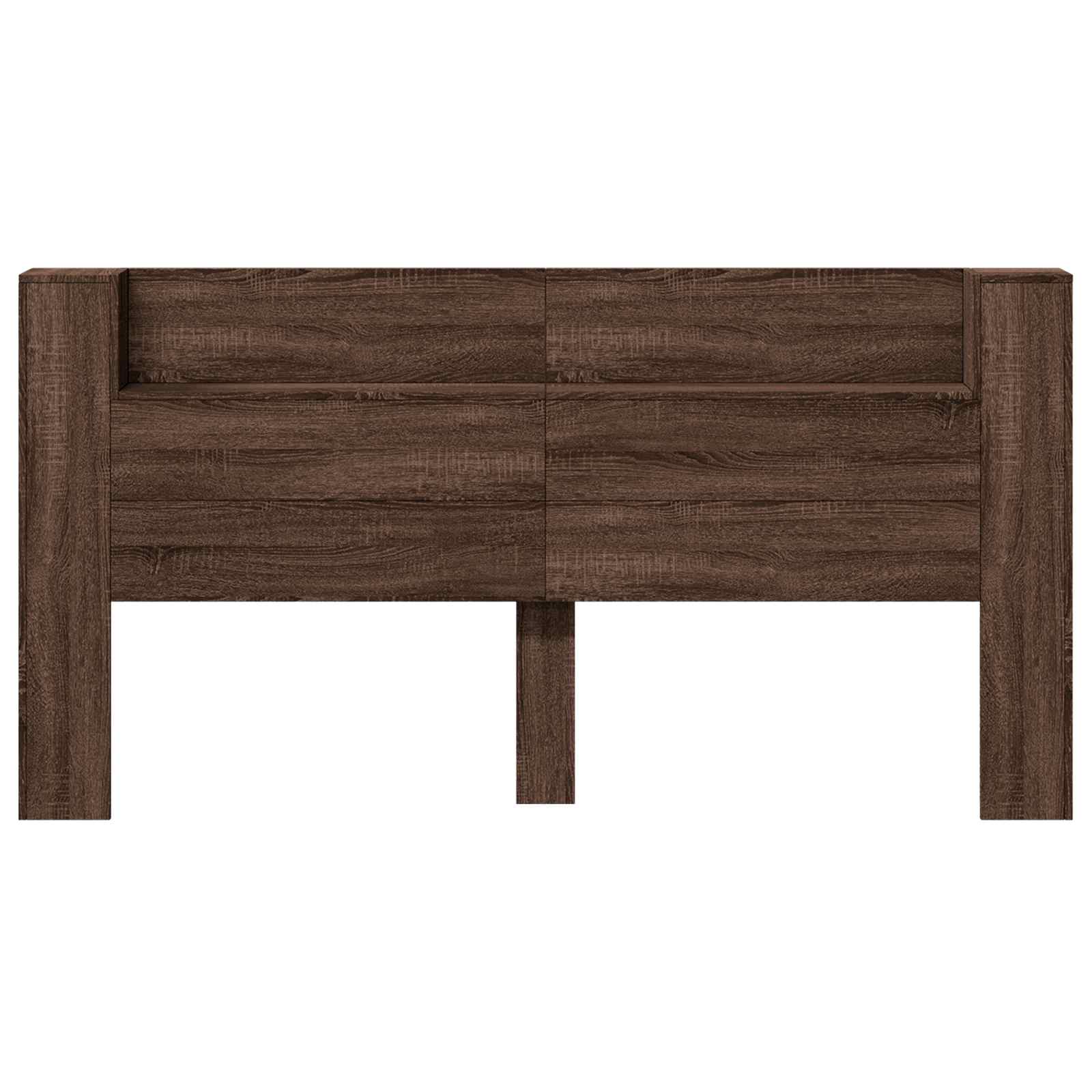 Headboard Brown Oak 200 x 16.5 x 103.5 cm Engineered Wood