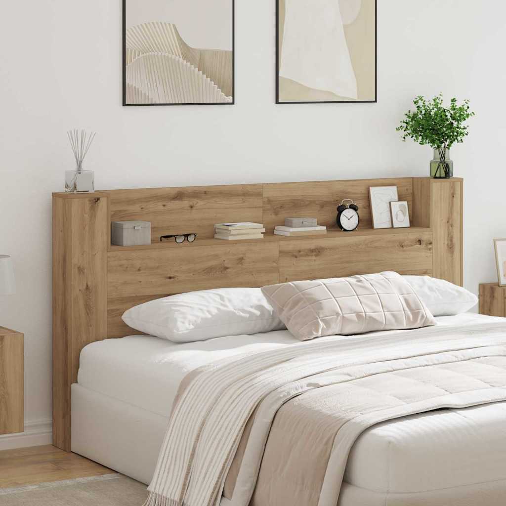 Headboard Artisan Oak 200 x 15 x 103.5 cm Engineered Wood