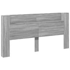 Headboard Grey Sonoma 200 x 16.5 x 103.5 cm Engineered Wood