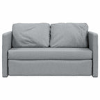 Folding Sofa Bed Light Grey 112 x 60 x 60 cm Fabric