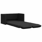 Folding Sofa Bed Black 112 x 60 x 60 cm Fabric