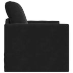 Folding Sofa Bed Black 74 x 77 x 81 cm Velvet