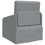 Folding Sofa Bed Light Grey 65 x 80 x 83 cm Fabric