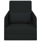 Folding Sofa Bed Black 65 x 80 x 83 cm Fabric