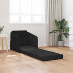 Folding Sofa Bed Black 65 x 80 x 83 cm Velvet