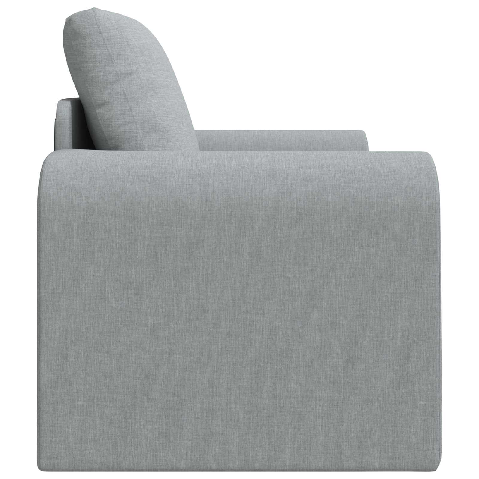 Folding Sofa Bed Light Grey 98 x 71 x 83 cm Fabric