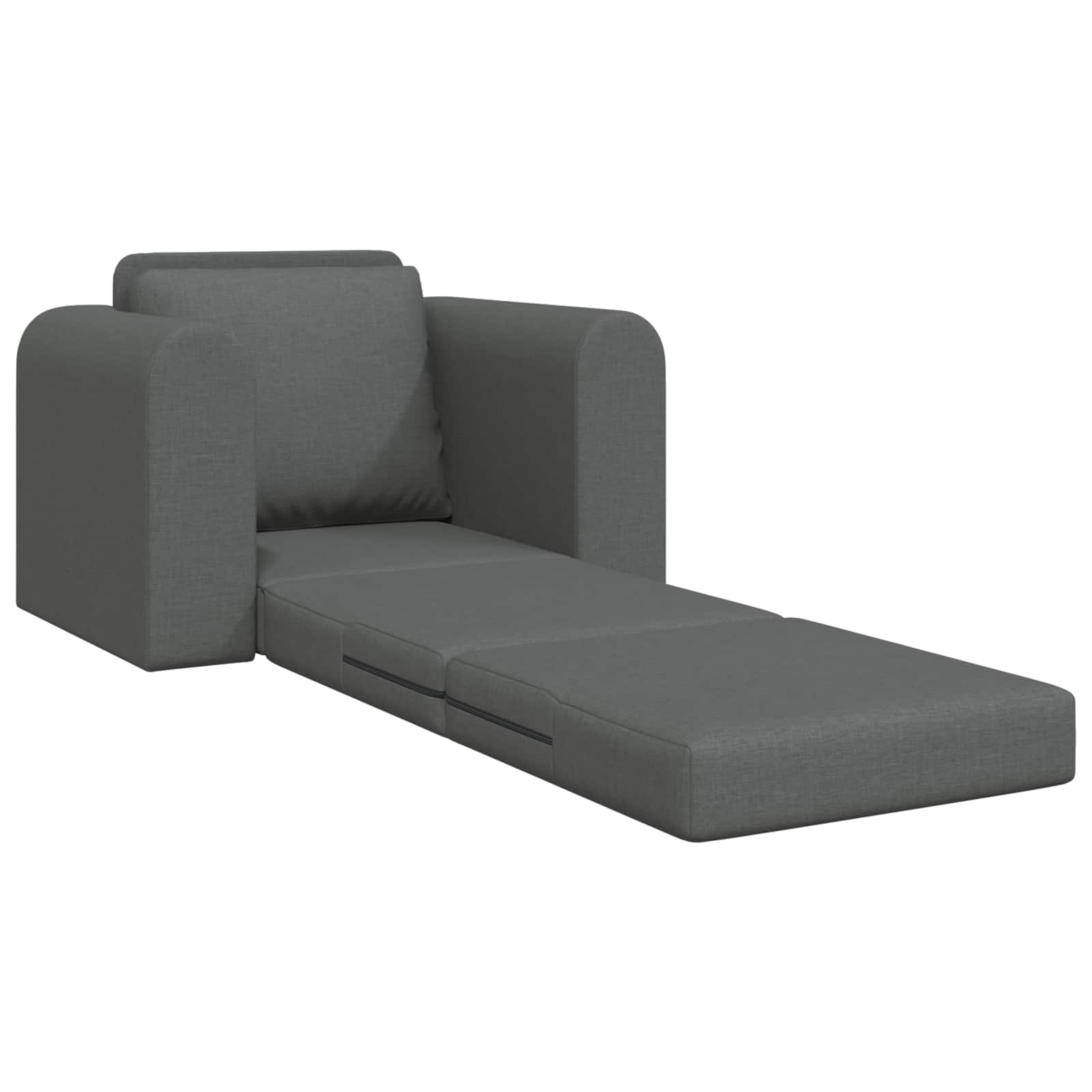 Folding Sofa Bed Dark Grey 98 x 71 x 83 cm Fabric