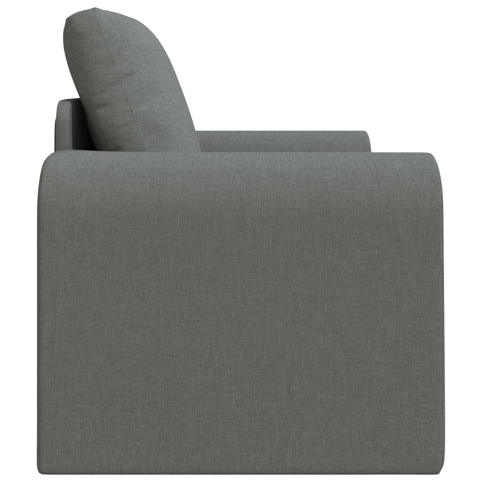 Folding Sofa Bed Dark Grey 98 x 71 x 83 cm Fabric