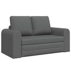 Folding Sofa Bed Dark Grey 148 x 71 x 83 cm Fabric
