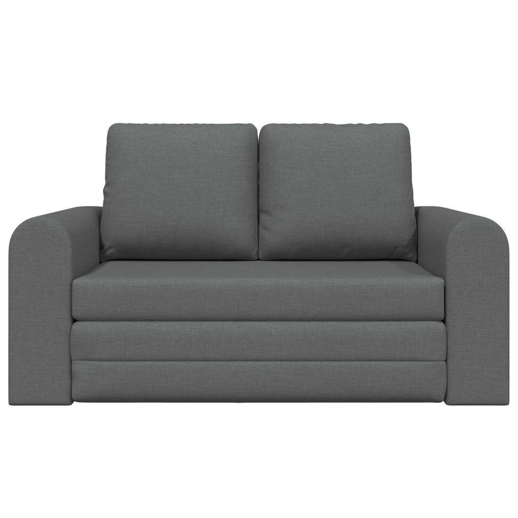 Folding Sofa Bed Dark Grey 148 x 71 x 83 cm Fabric