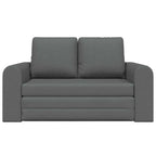 Folding Sofa Bed Dark Grey 148 x 71 x 83 cm Fabric