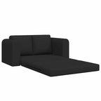 Folding Sofa Bed Black 148 x 71 x 83 cm Fabric