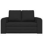 Folding Sofa Bed Black 148 x 71 x 83 cm Fabric