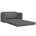 Folding Sofa Bed Dark Grey 124 x 71 x 78 cm Fabric
