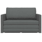Folding Sofa Bed Dark Grey 124 x 71 x 78 cm Fabric
