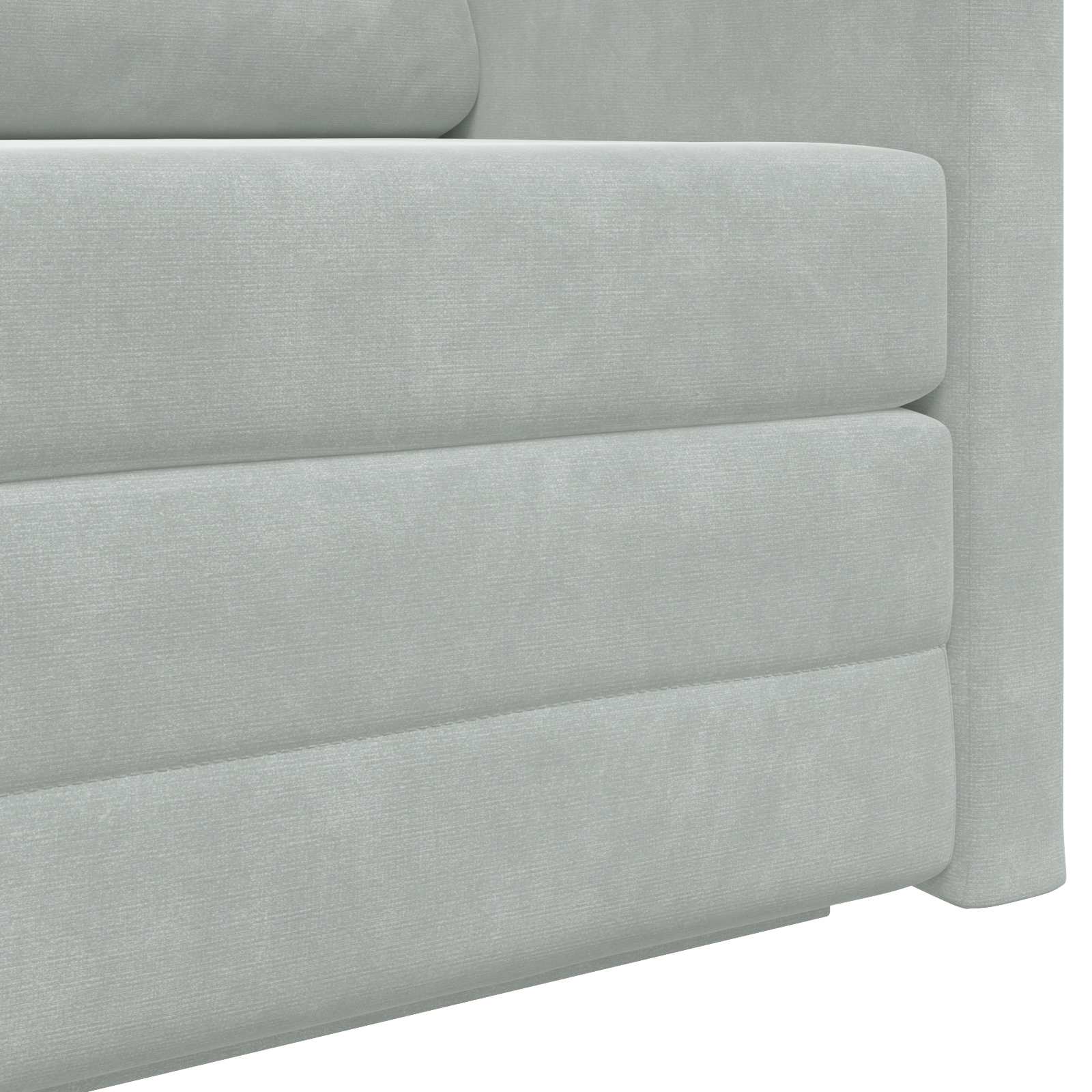 Folding Sofa Bed Light Grey 124 x 71 x 78 cm Velvet