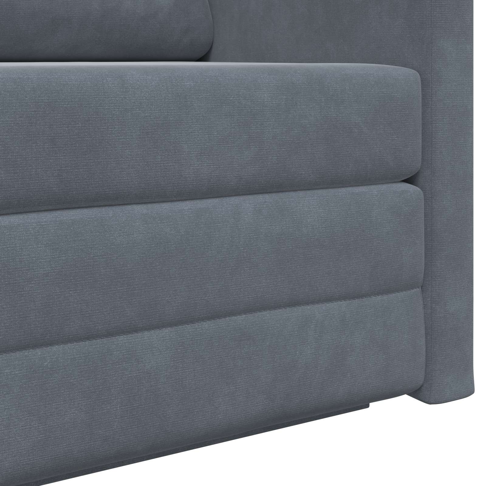 Folding Sofa Bed Dark Grey 124 x 71 x 78 cm Velvet