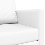 Folding Sofa Bed White 124 x 71 x 78 cm PVC
