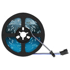 LED Strip 4 pcs Black and Transparent 300 cm Copper and Plastic