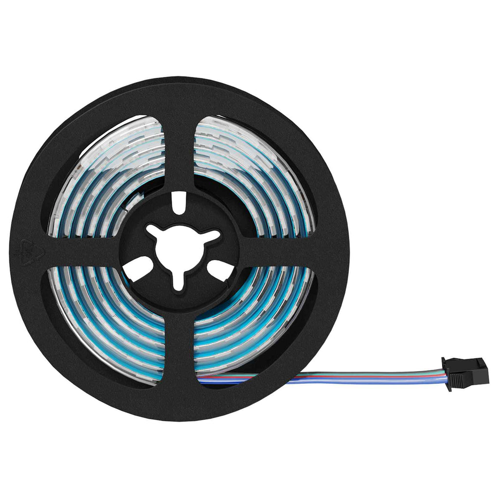 LED Strip 4 pcs Black and Transparent 95 x 0.8 x 0.3 cm