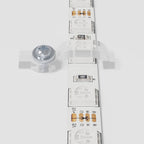 LED Strip 4 pcs Black and Transparent 100 x 0.8 x 0.3 cm