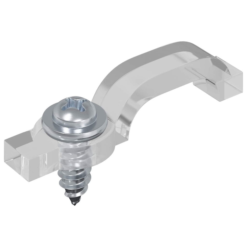 LED Strip 4 pcs Black and Transparent 510 x 0.8 x 0.3 cm