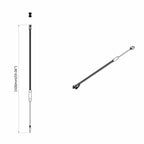 LED Strip 4 pcs Black and Multicolour 150 cm Copper and Plastic