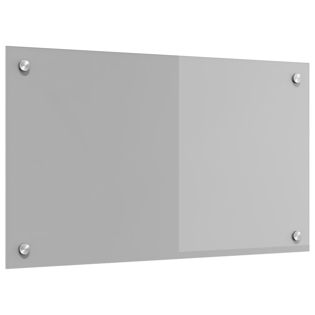 Kitchen Backsplash Light grey 70 x 40 x 0.6 cm Tempered Glass