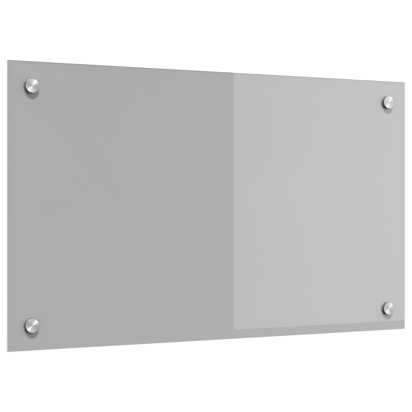 Kitchen Backsplash Light grey 70 x 40 x 0.6 cm Tempered Glass