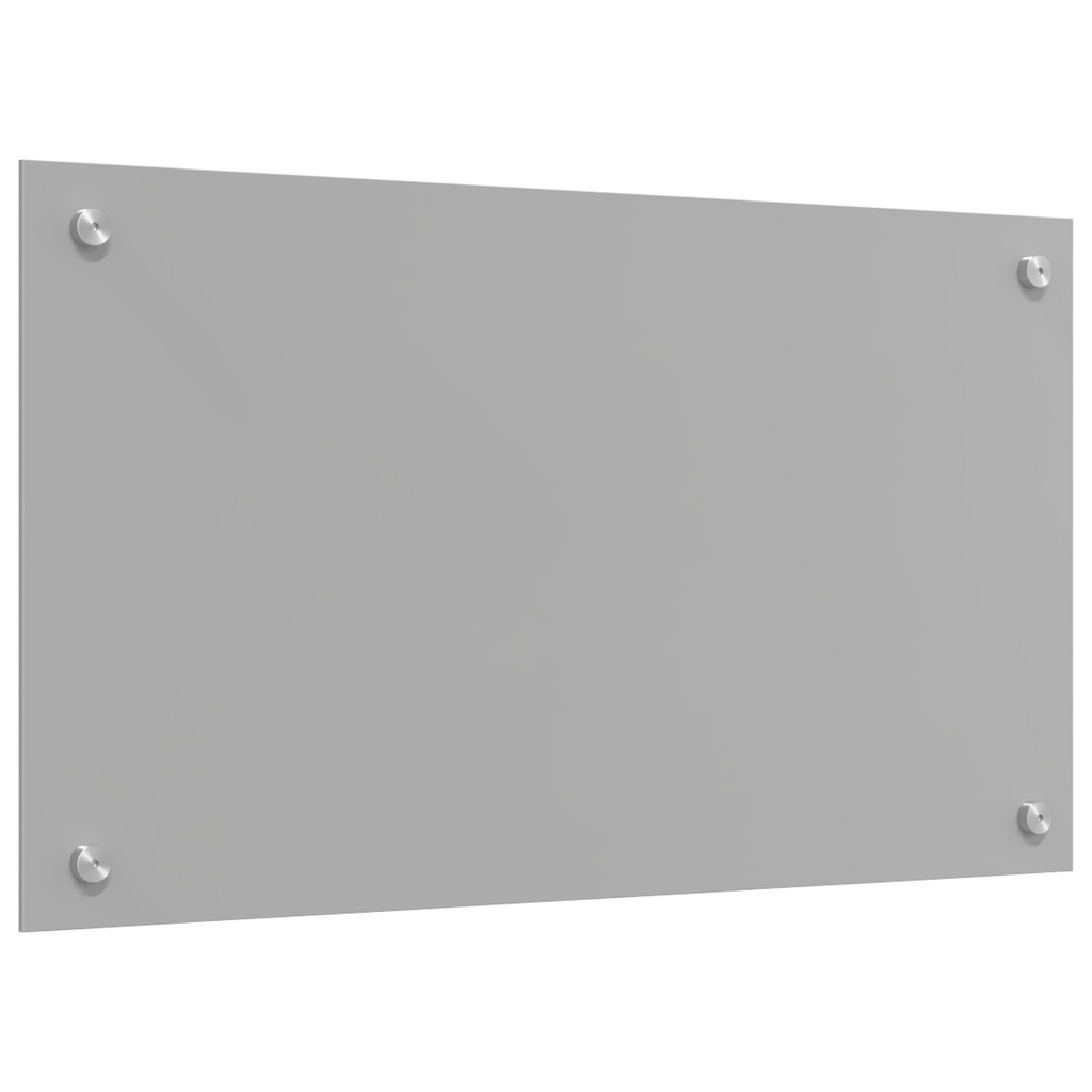 Kitchen Backsplash Light grey 70 x 40 x 0.6 cm Tempered Glass
