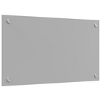 Kitchen Backsplash Light grey 70 x 40 x 0.6 cm Tempered Glass